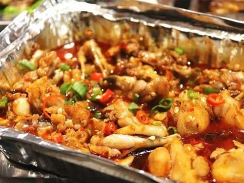 义县锡纸牛蛙